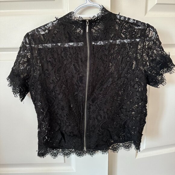 Zara Black Lace Top - Picture 4 of 5